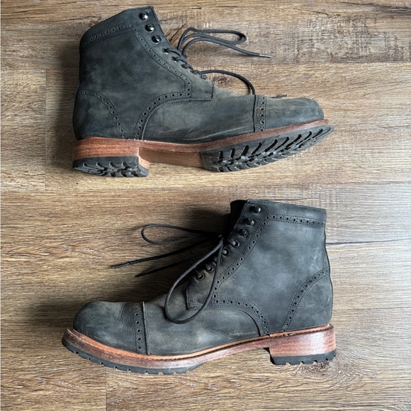 Wilcox Men’s Size 14 Oxford Style Lace Up Boots in Black - Picture 8 of 9